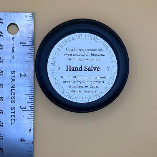 Hand Salve - Bee Balm (unscented)